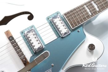 G5420T-140 ELECTROMATIC 140TH DOUBLE PLATINUM HOLLOW BODY WITH BIGSBY - Two-Tone Pearl Platinum/Stone Platinum